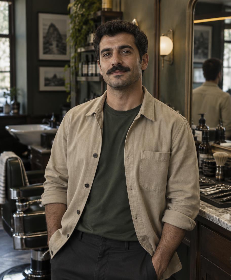 Elias Moretti, Senior Barber at NOMAD BARBER CO.