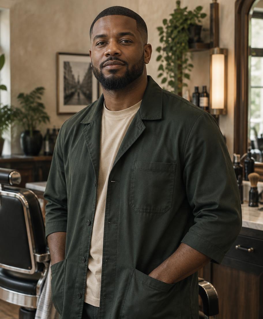 Marcus Reed, Master Barber at NOMAD BARBER CO.